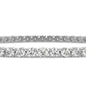 4 Prong Round Tennis Bracelet - 14K white Gold, 2.00 ct