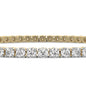 4 Prong Round Tennis Bracelet - 14K yellow Gold, 2.00 ct