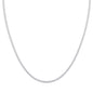 4 Prong Round Tennis Necklace - Platinum, 10.00 ct