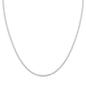 4 Prong Round Tennis Necklace - 14K yellow Gold, 10.00 ct