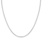 4 Prong Round Tennis Necklace - 14K yellow Gold, 15.00 ct