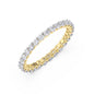 Eternity Diamond Band – 14K Yellow Gold, 2.00 ct