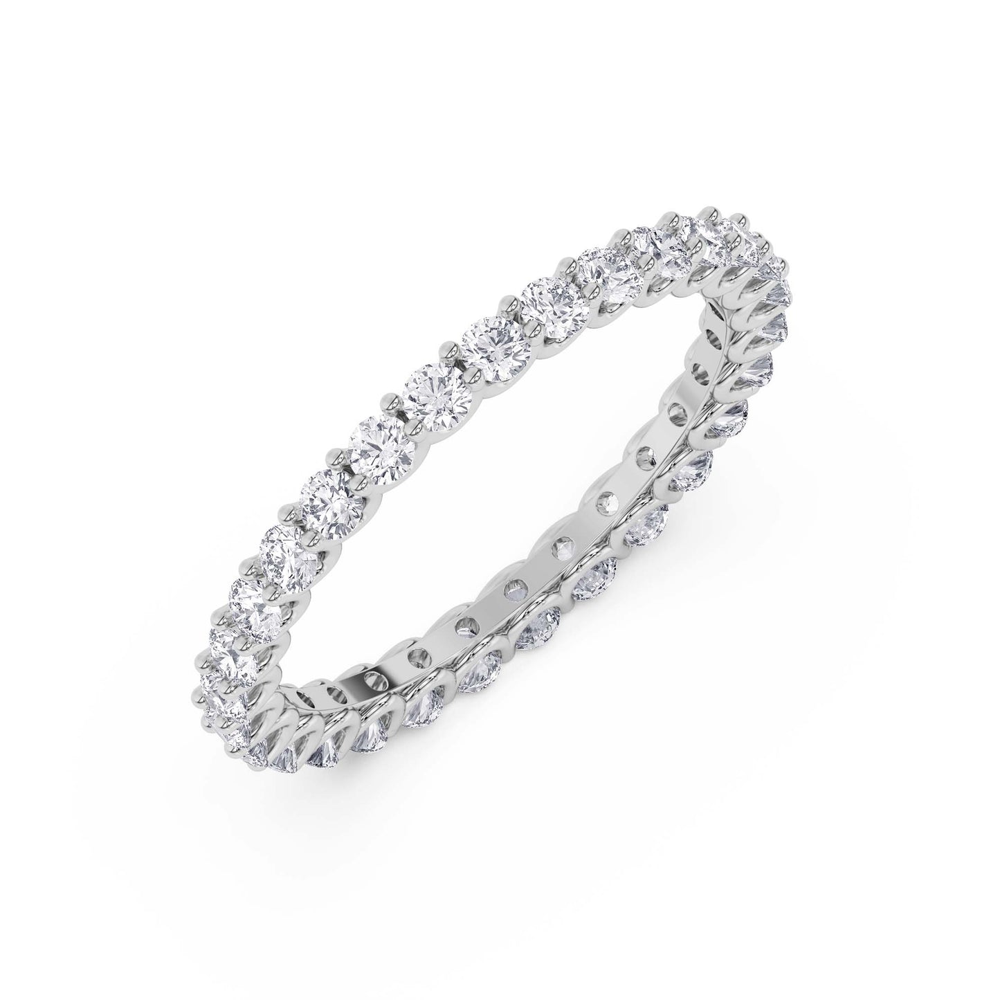 Eternity Diamond Band – Platinum White, 1.00 ct