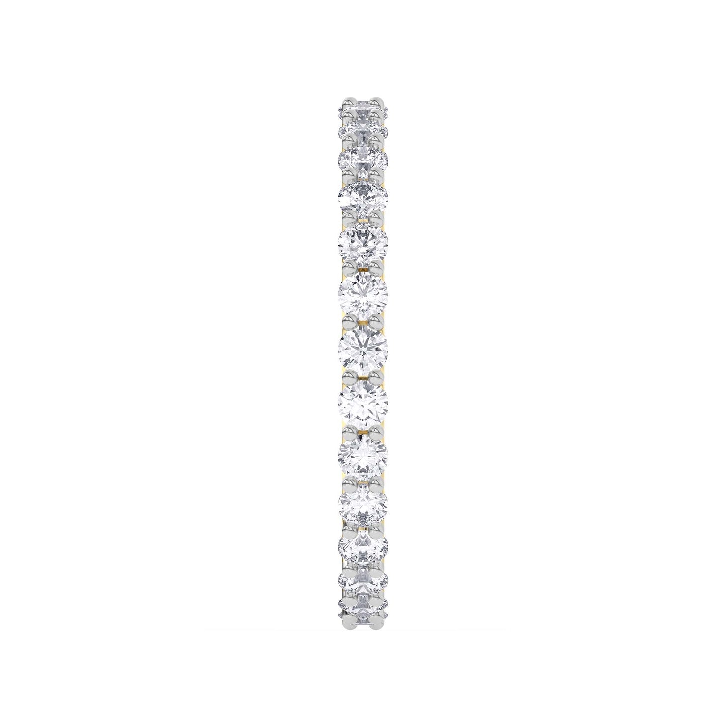 Eternity Diamond Band – 14K Yellow Gold, 2.00 ct
